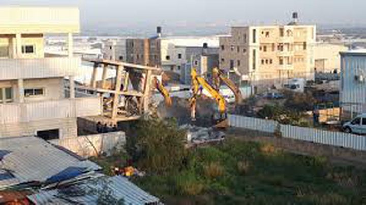 Israeli forces demolish 3 houses under-construction in Kufr Qasim
