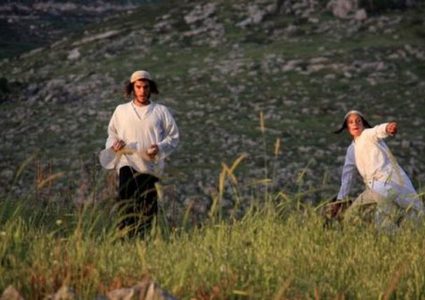 Israeli settlers try to enter to Burqa village