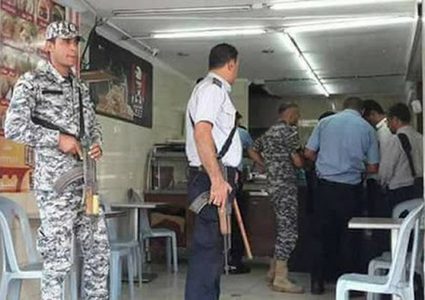 The closure of a shop for raising prices above the market