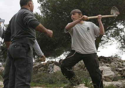 Israeli settlers attack Palestinians northeast Ramallah