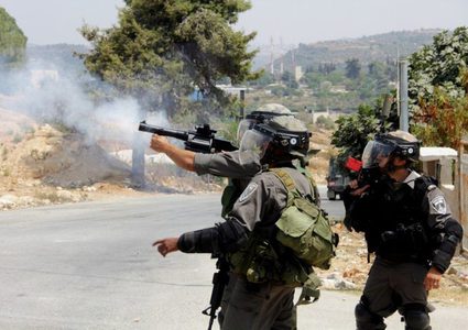 The occupation shot a young man near Ramallah