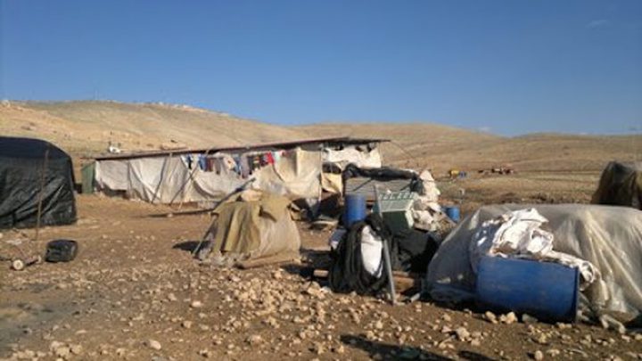 The Israeli forces demolish a residence in north Tubas