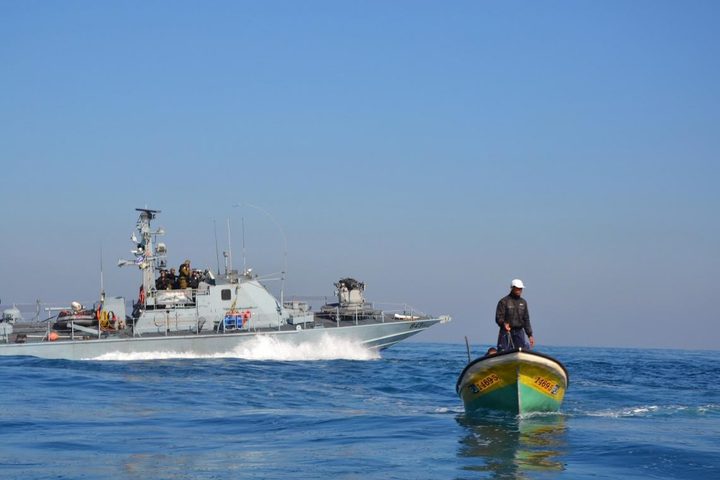A fisher man shot by Israeli navy near Gaza Sea