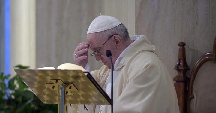 Pope Francis has given a solitary prayer to an empty Square