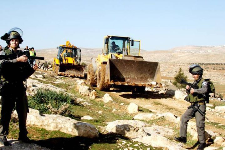 The Occupation sends tree removal notifications near Nablus