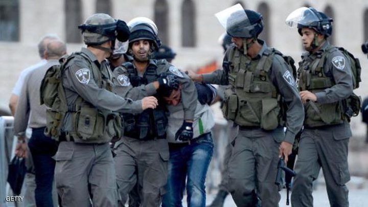 Occupation forces detain Palestinians from Jerusalem