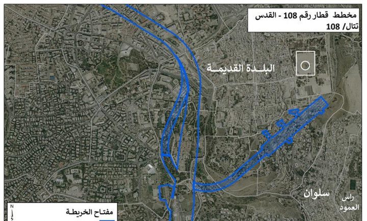 The occupation plans on building an underground railway tunnel