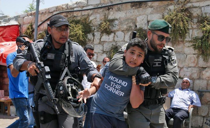 200 Palestinian children held in Israeli Occupation jails