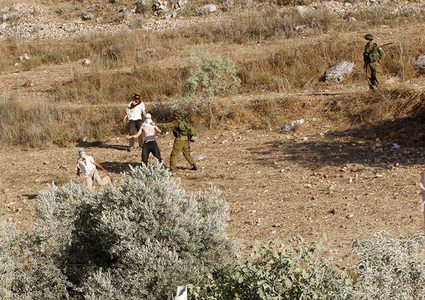 Israeli settlers prevent Palestinians from accessing their lands