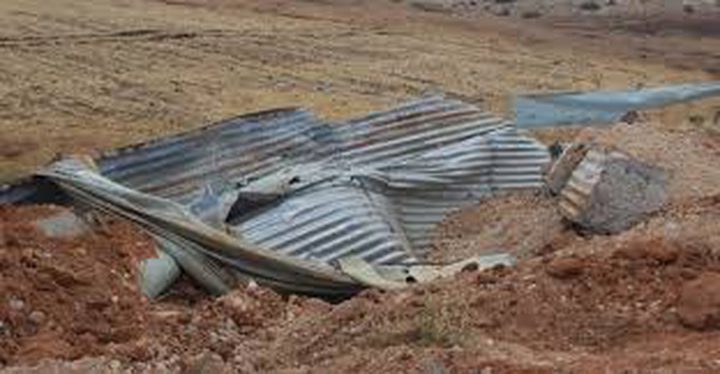Occupation demolishes agricultural structure inTayasir near Tubas