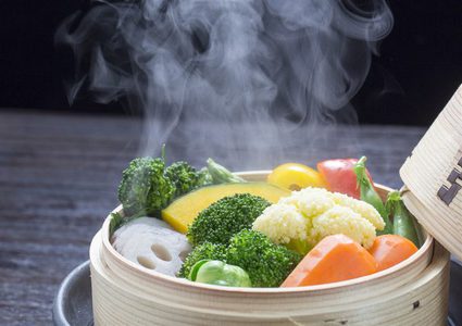 Steamed food prevents weight gain