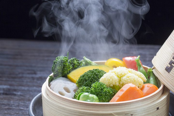 Steamed food prevents weight gain