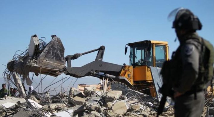 The IOF notifies of demolishing under construction houses