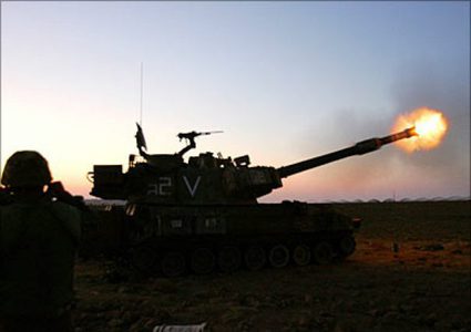 IOF bombed sites in northern of Gaza strip