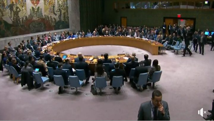 President Abbas calls for an upgraded UN Security Council meeting