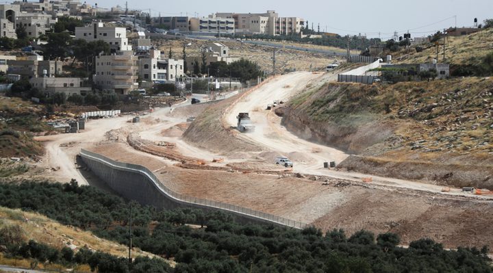 New settlement roads,cement blocks on the main entrances of West Bank villages to facilitate annexation