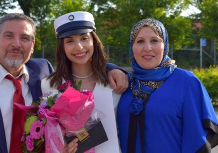 A Palestinian girl in Denmark exceeds the highest mark in high school diploma by getting 12.7/12