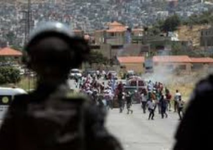 Tens of Palestinians  injured during anti-annexation protests in Kofr Qadoum and Turmus ayya in the West Bank