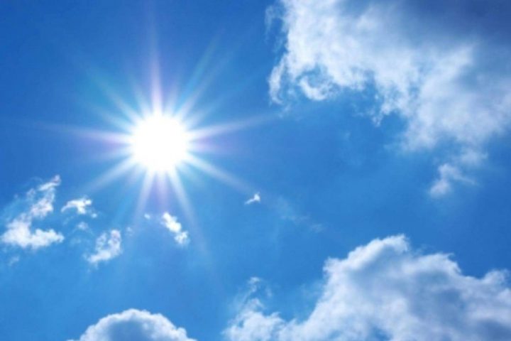Partly cloudy to clear weather  with slight low temperature