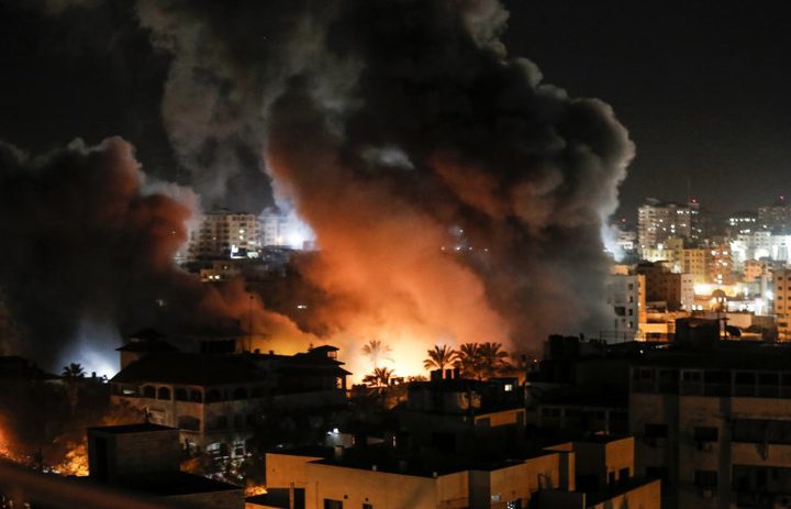 Israeli warplanes attack targets in Gaza Strip