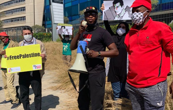 South Africans demonstration against UAE-Israel agreement