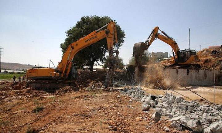 Demolition orders were issued against Palestinian properties