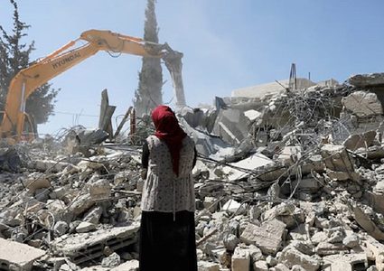 IOF demolishe structures near Jerusalem