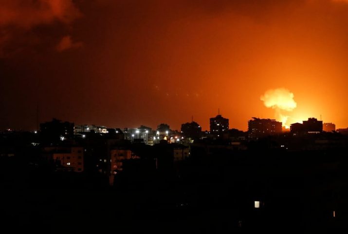 IOF attacks sites in Gaza Strip