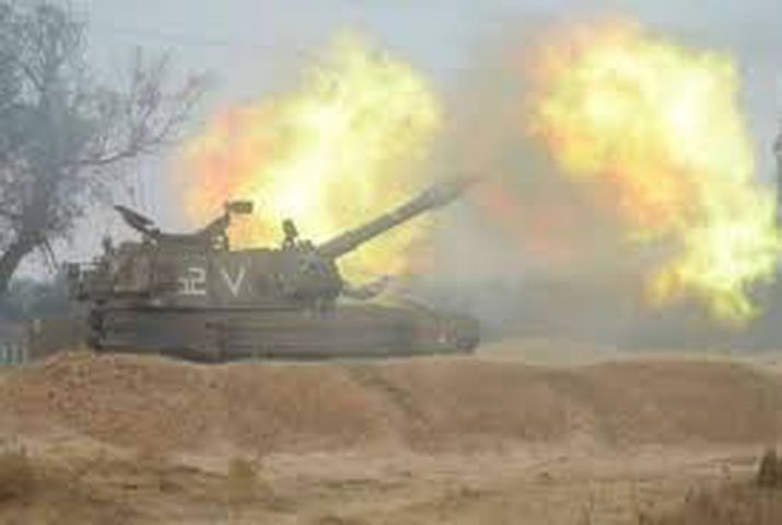 Israeli occupation army attacks areas in Gaza