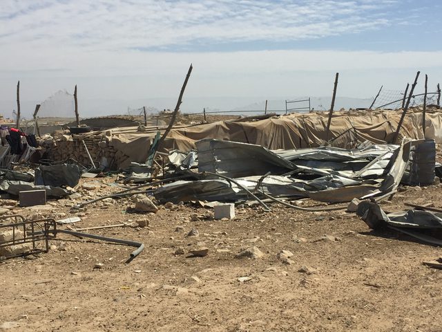 IOF  demolish animal sheds, a tent in Bethlehem