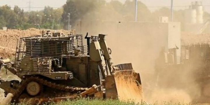 Israeli military raze farmland near Gaza