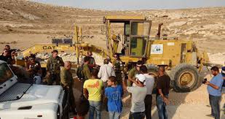 Nablus: Occupation forces seize bulldozer