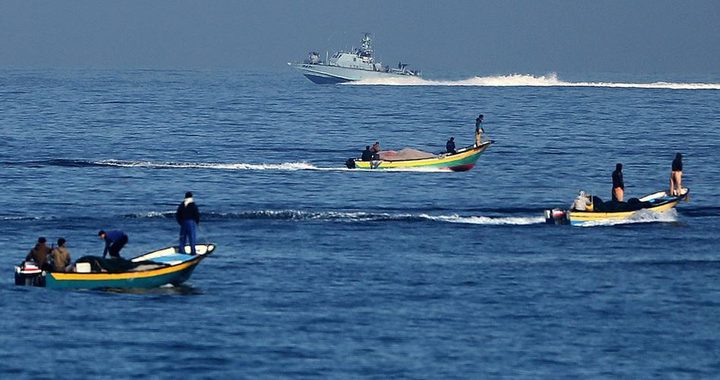 Gaza fishermen were under attack from Israeli navy boats