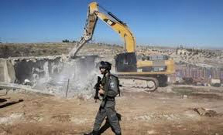 IOF demolishes Palestinian house, seized building equipment for the fourth time