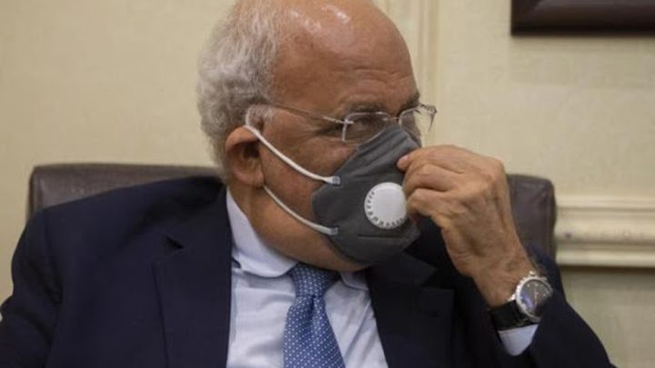 No change in the health condition of Saeb Erekat