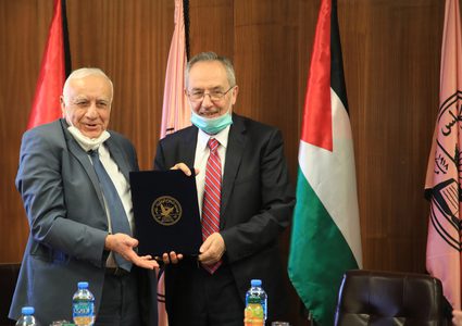 An-Najah National University signs a joint cooperation agreement with  the Council for Innovation and Excellence
