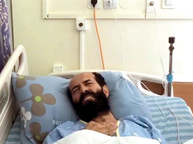 Maher al-Akhras, is in a critical condition
