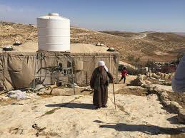 A house under construction is demolished by IOF in Masafer Yatta