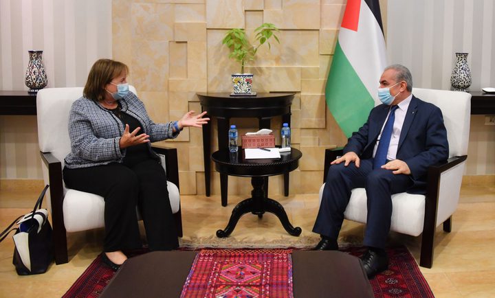 Premier discusses with EU peace envoy holding of elections in Palestine