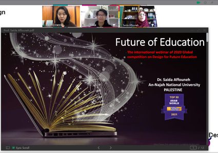 Three Student Projects of An-Najah University Win in the 2020 Global Competition on Design for Future Education