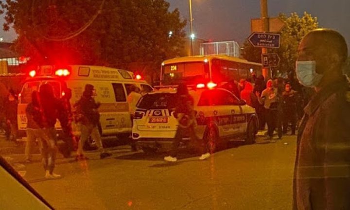 Two workers dead after a bus run over them in an accident at an occupation checkpoint, north of Bethlehem