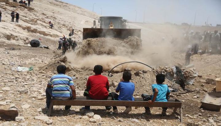 Dozens of people displaced in Occupation demolition of Palestinians houses and communities