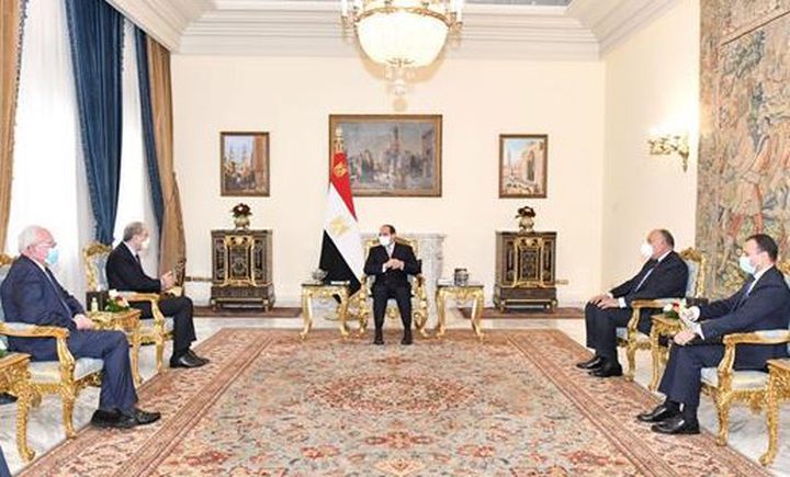 President al-Sisi : Egypt to continue efforts supporting Palestinian issue