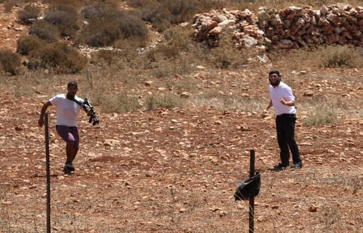 Settlers chase and attack Palestinian shepherds in Jordan Valley