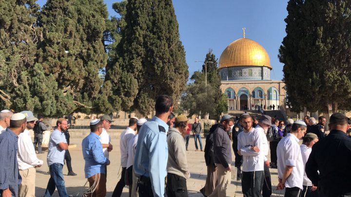 Dozens of Israeli settlers storm the courtyards of Al-Aqsa Mosque