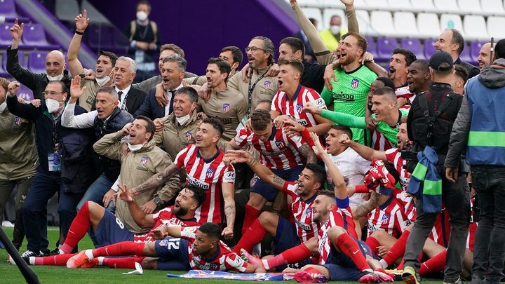 Atletico Madrid crowned the Spanish League champion