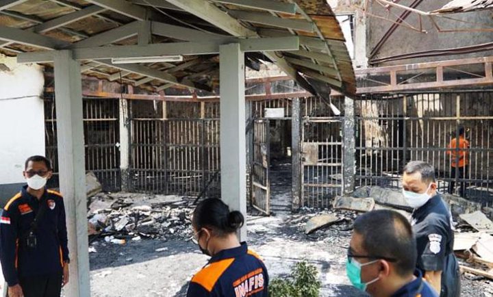 More than 40 people died after a fire breaks out in a prison in Indonesia
